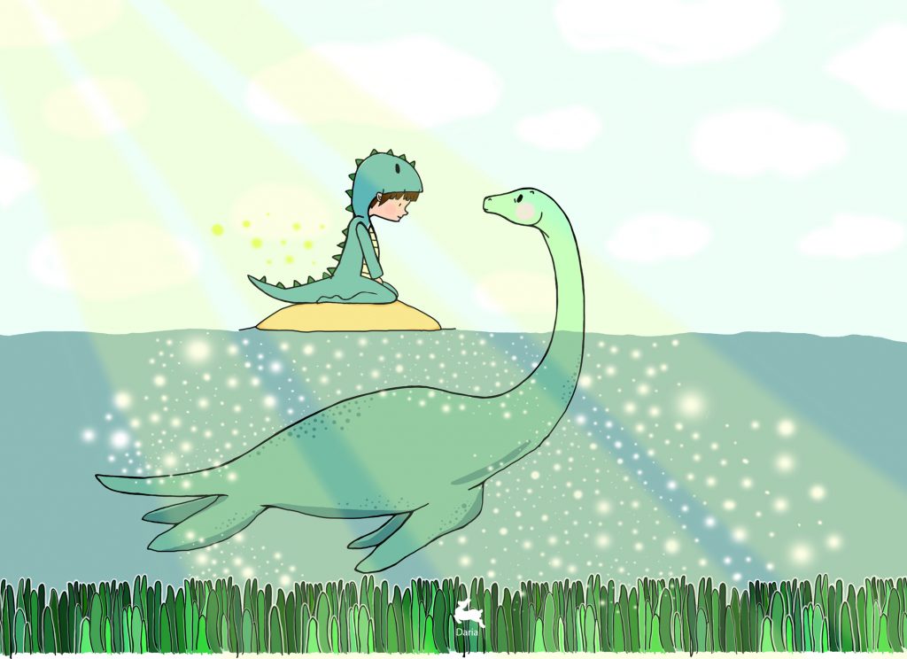 טום ודינוזאור באגם